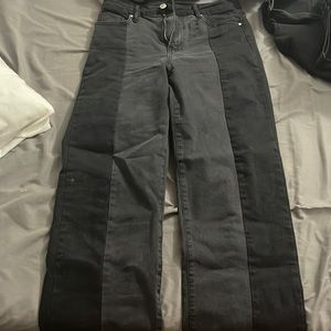 colorblock jeans